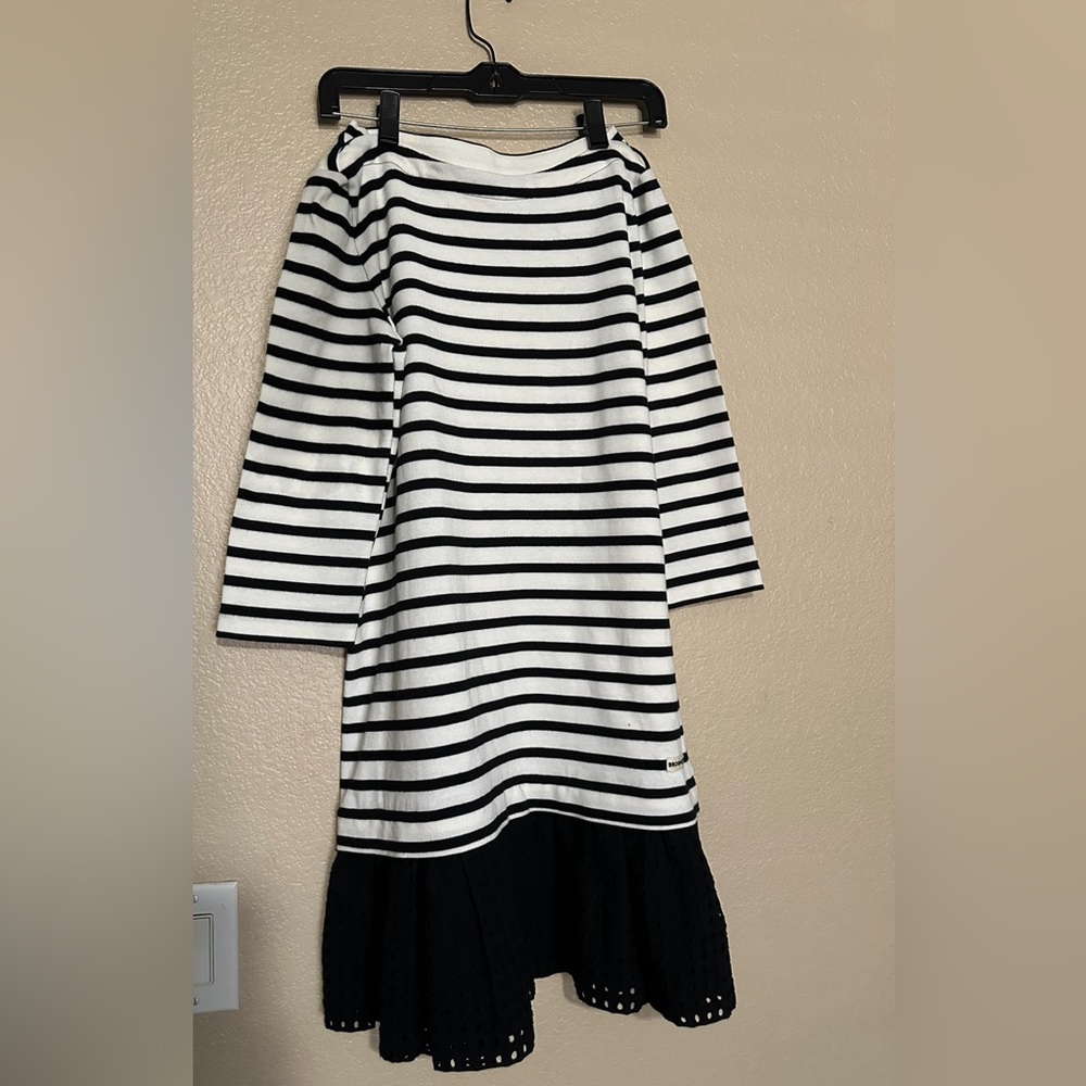 KATE SPADE BROOKE STREET  STRIPED MINI DRESS